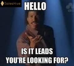 hello is it leads youre looking for